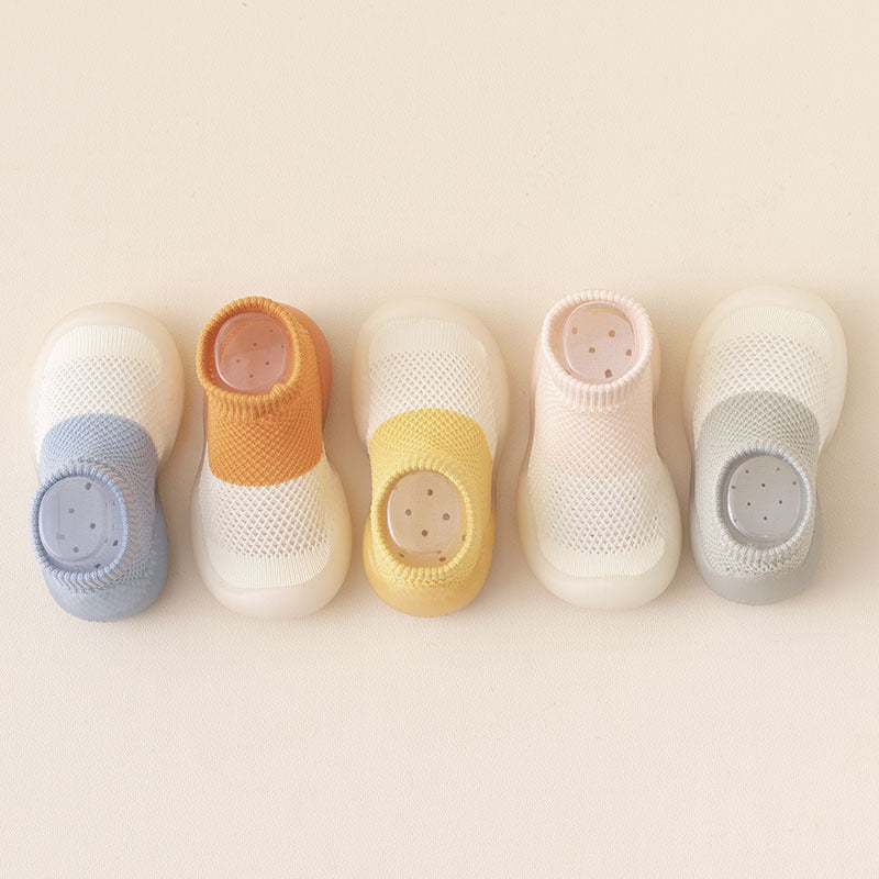 Children's Soft Sole Walking Beginner Newborn Baby Socks Shoes, Summer Socks Shoes