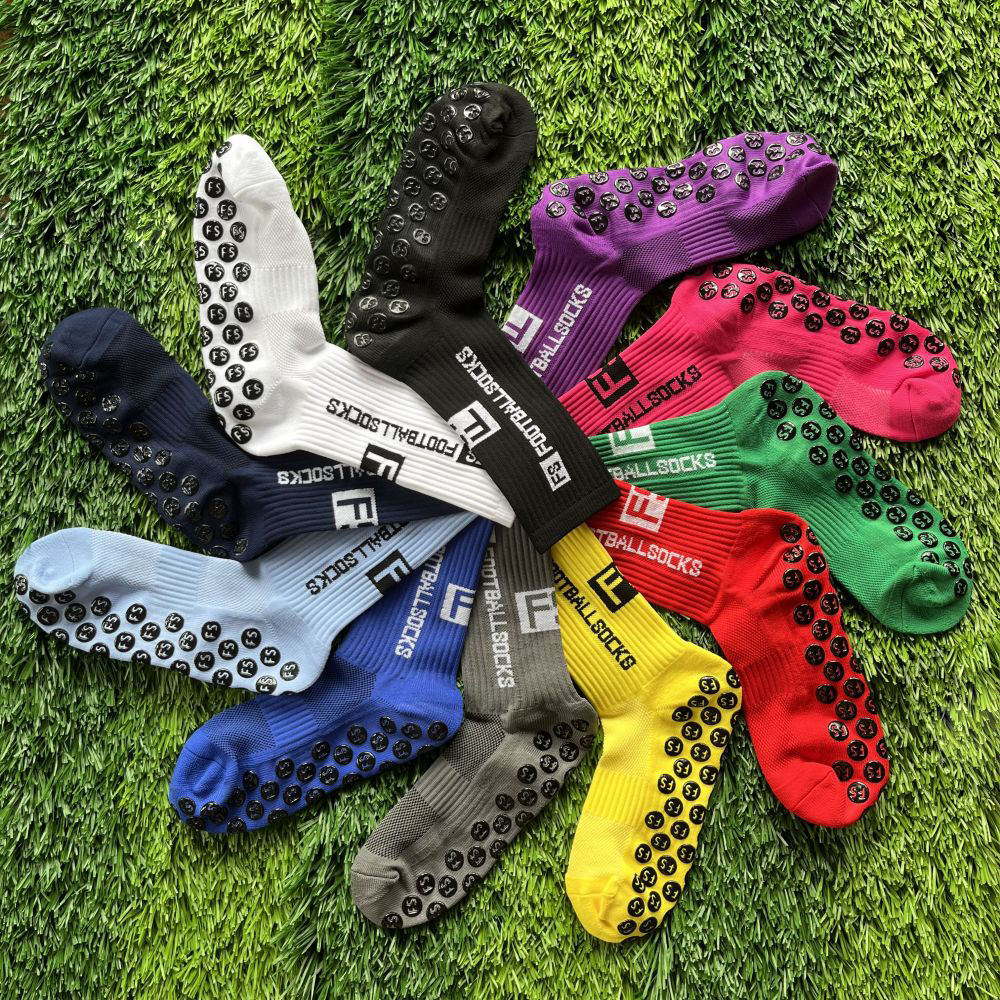 Breathable Sports Towel Bottom Anti-slip Football Men Grips Socks