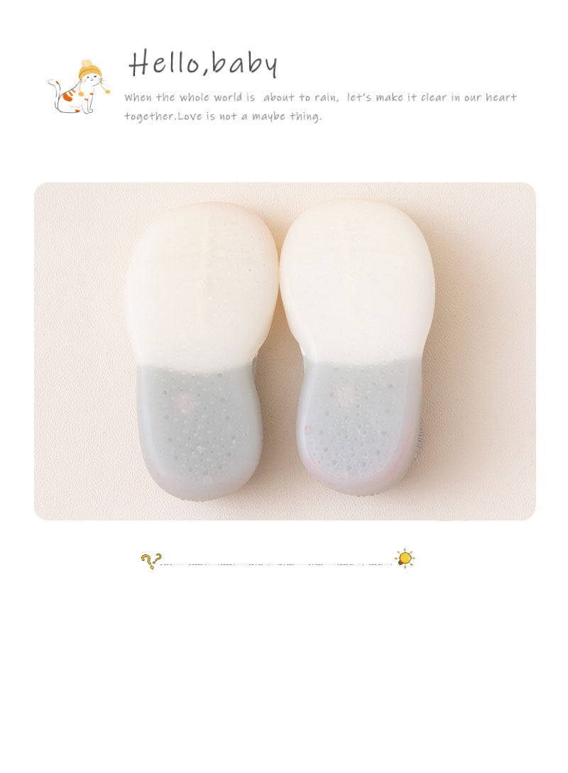 Children's Soft Sole Walking Beginner Newborn Baby Socks Shoes, Summer Socks Shoes