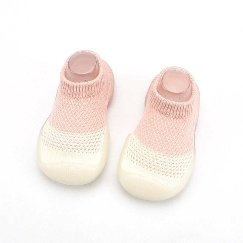 Children's Soft Sole Walking Beginner Newborn Baby Socks Shoes, Summer Socks Shoes