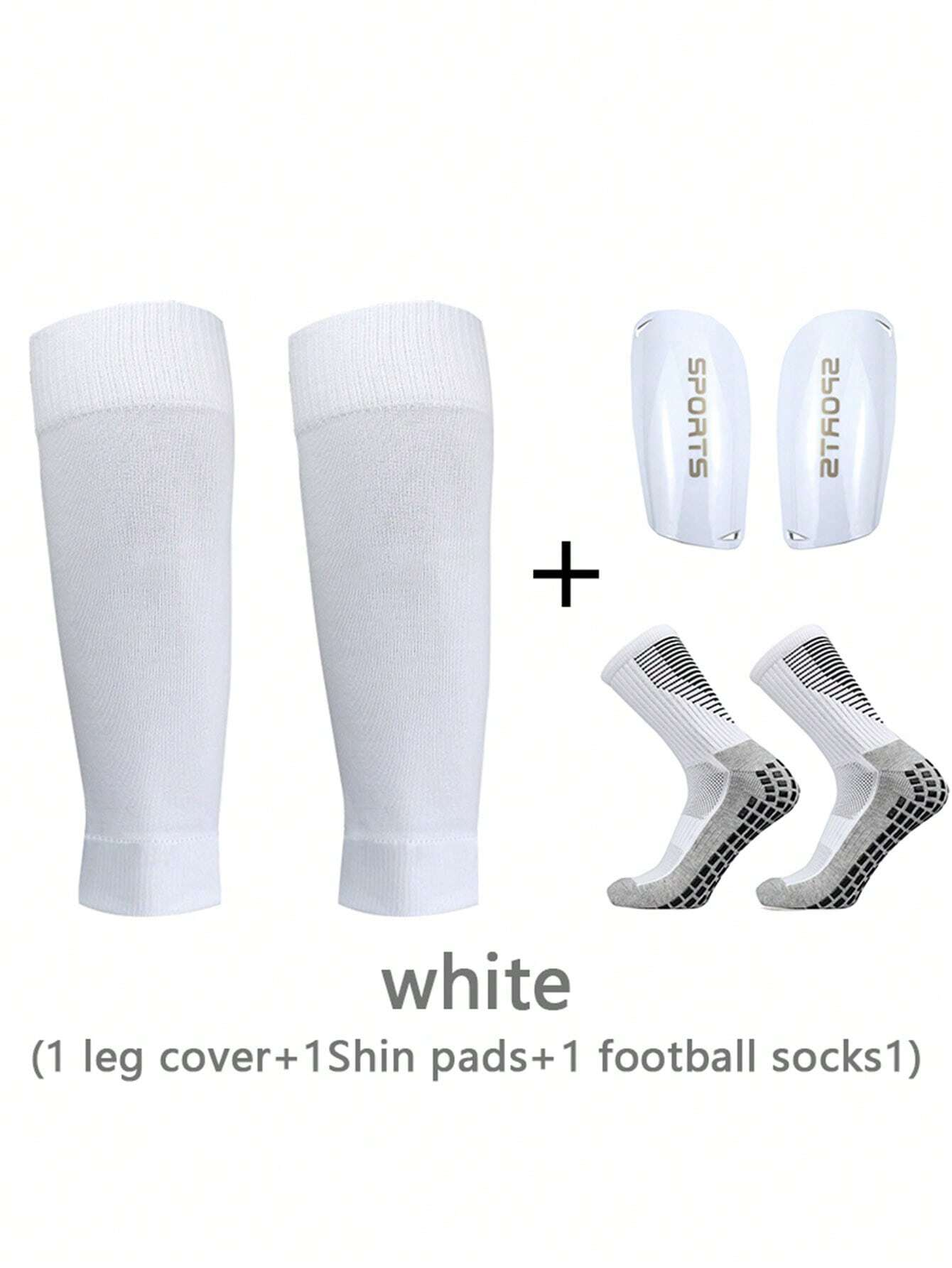 Breathable Football Shin Guards Leg Guards Soccer Compression Socks