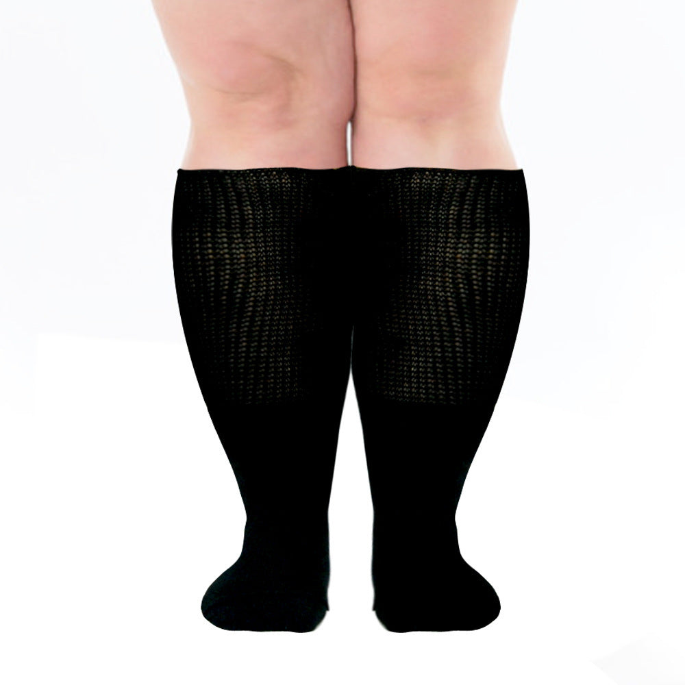 Custom plus size socks compression men and women diabetic socks