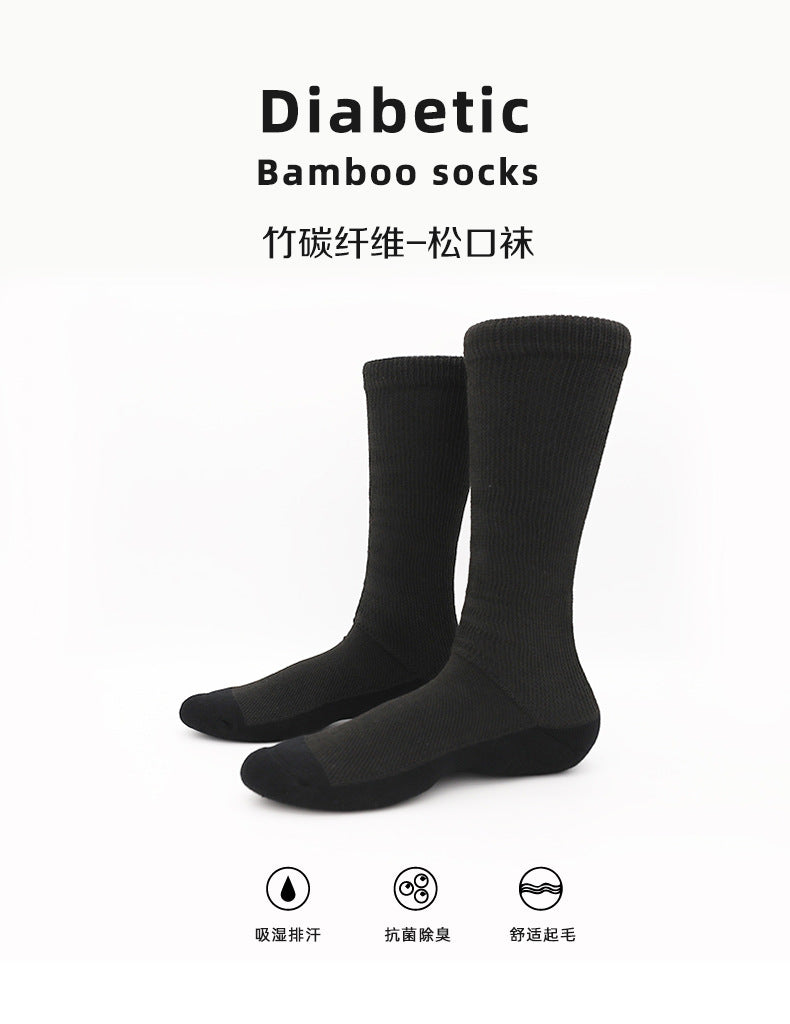 Custom plus size socks compression men and women diabetic socks