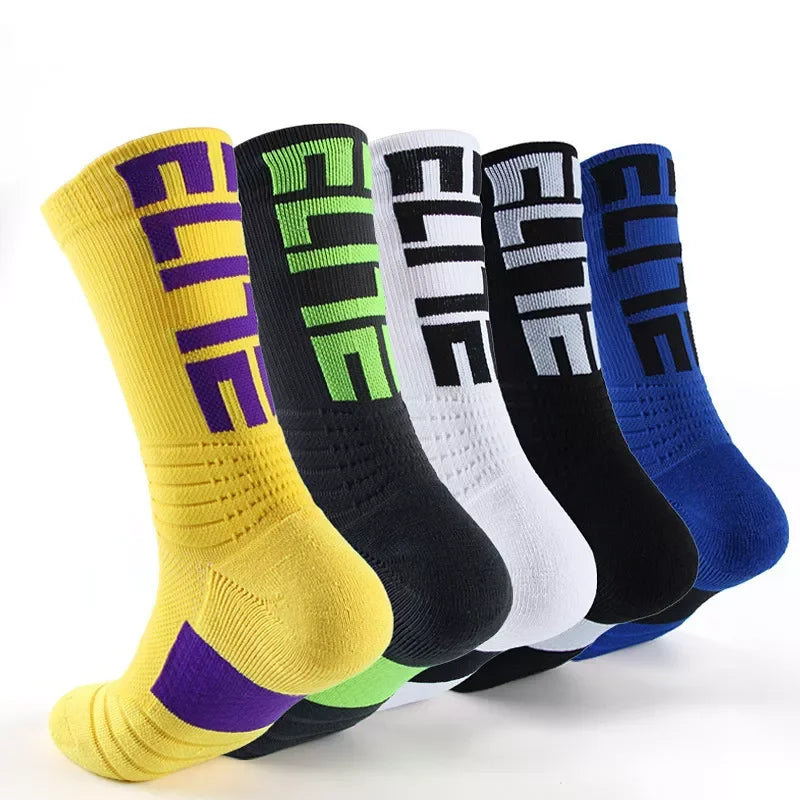 Custom Logo Cotton Crew Compression Equestrian Socks Men Design Sport Wholesale Grip Sock