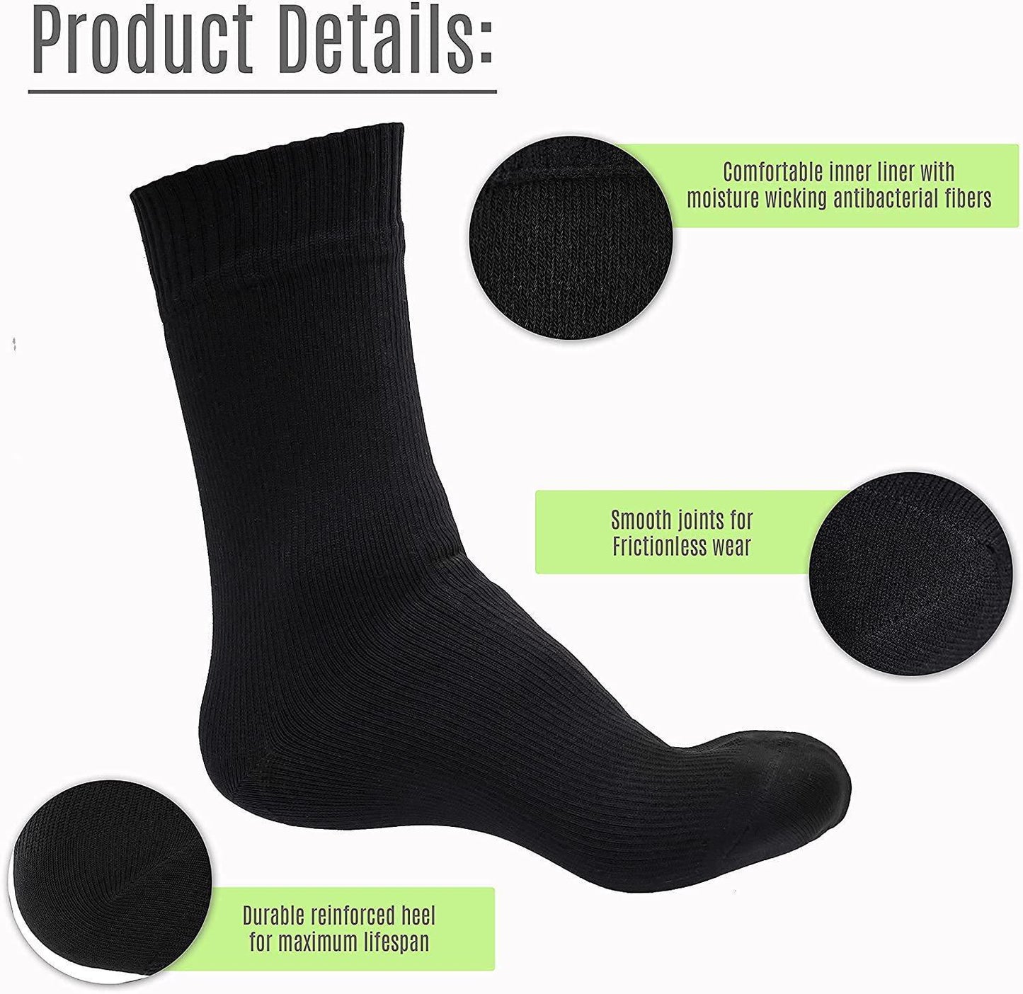 Outdoor Hiking Adventure Wadeable Waterproof Socks Ski Socks