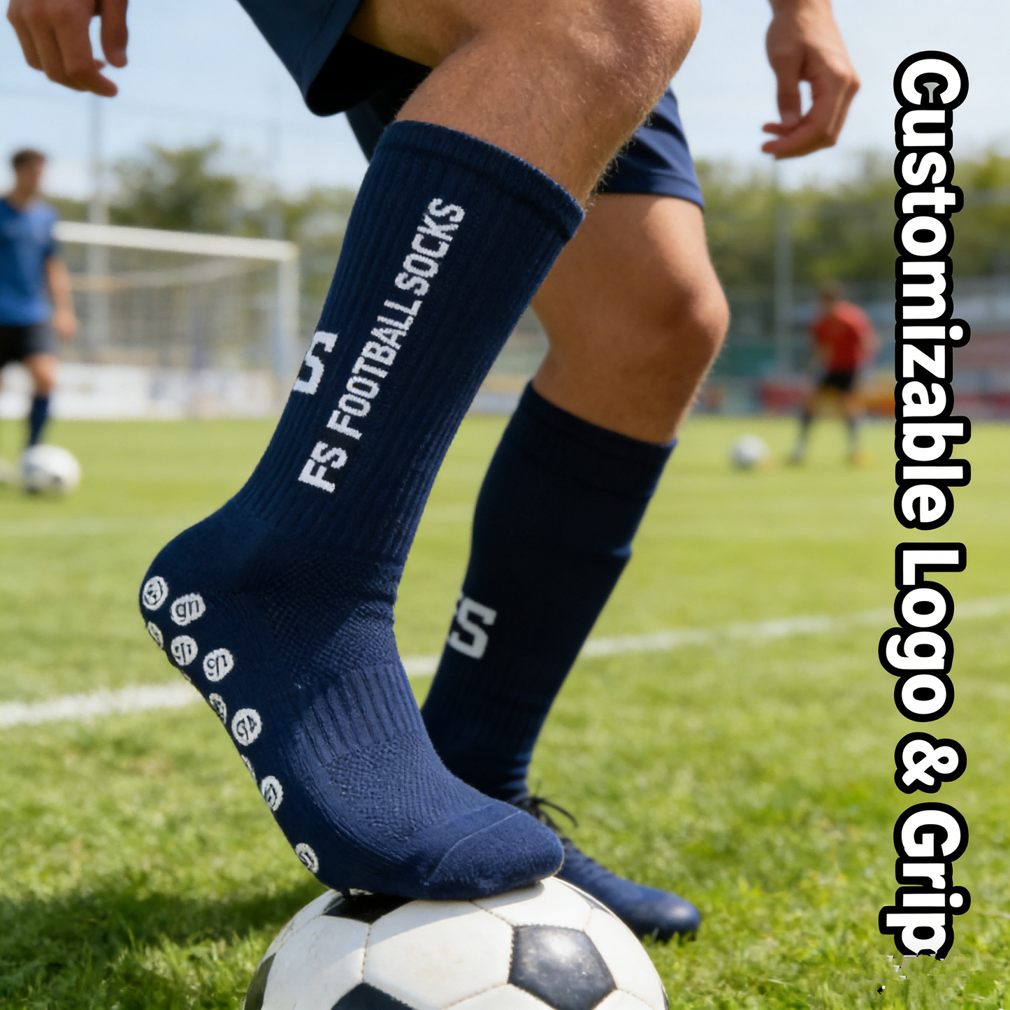 Customized Soccer Grip Socks Men-2026 NEW DESIGN Breathable Anti-slip Sports Wear