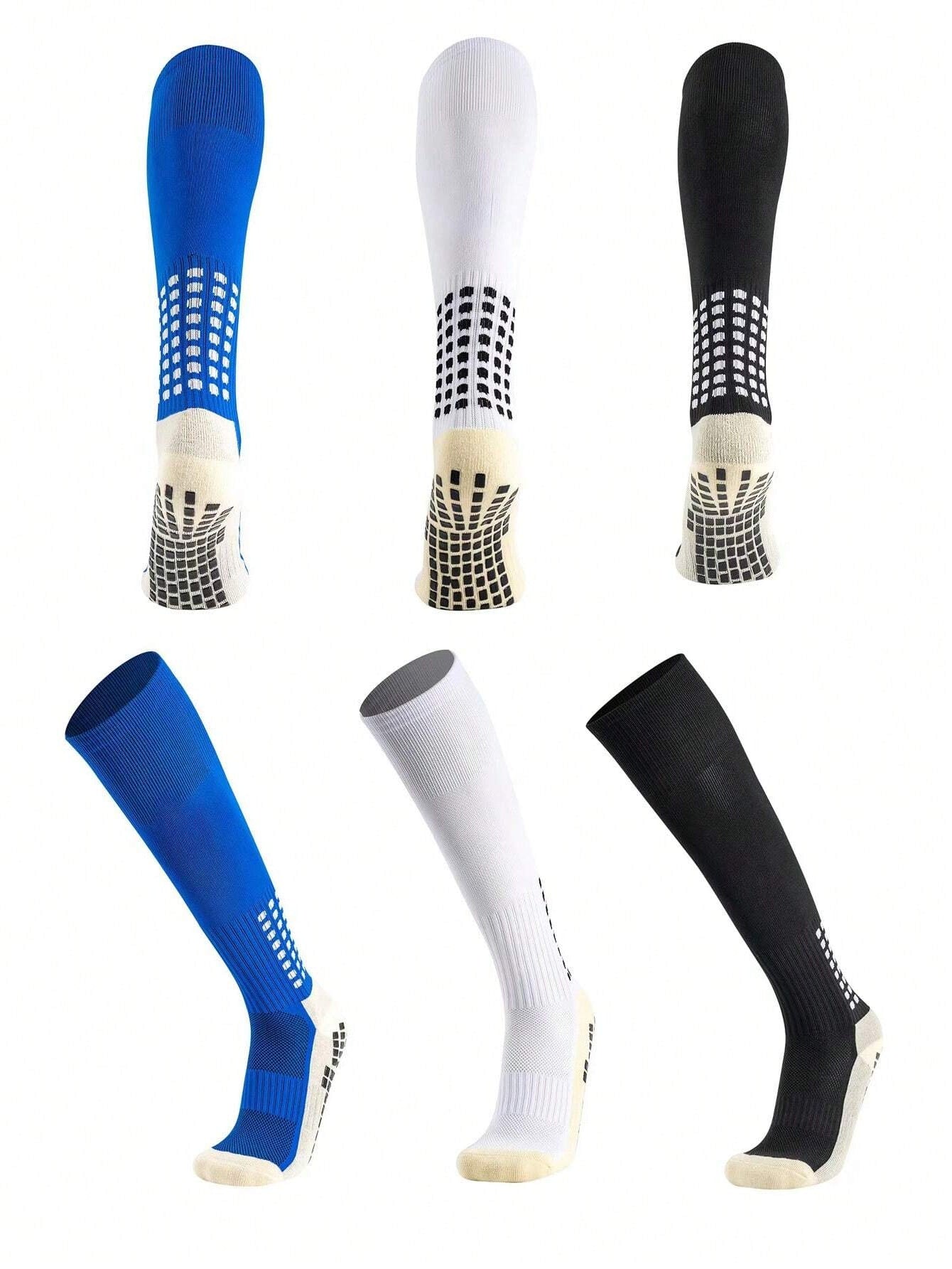 Long tube glue non-slip towel bottom thickened cushioning sports football socks