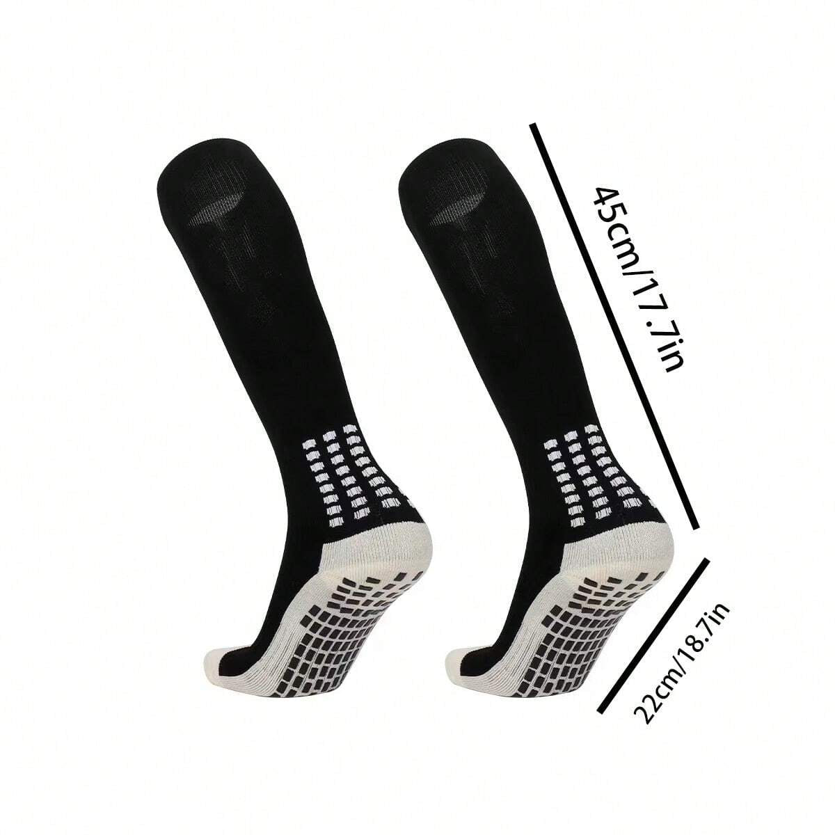 Long tube glue non-slip towel bottom thickened cushioning sports football socks