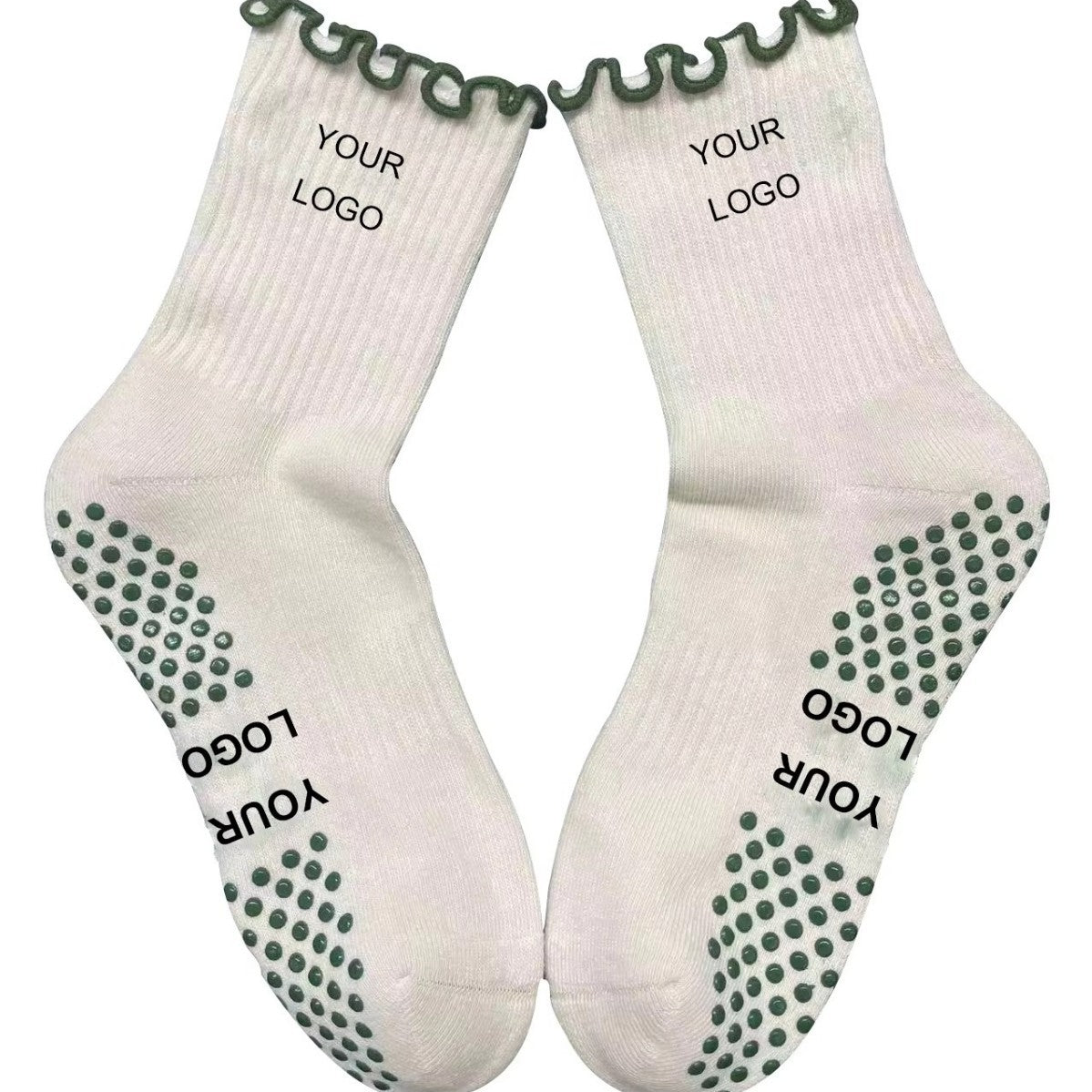 women silicone non-slip mid-tube Pilates sports yoga socks