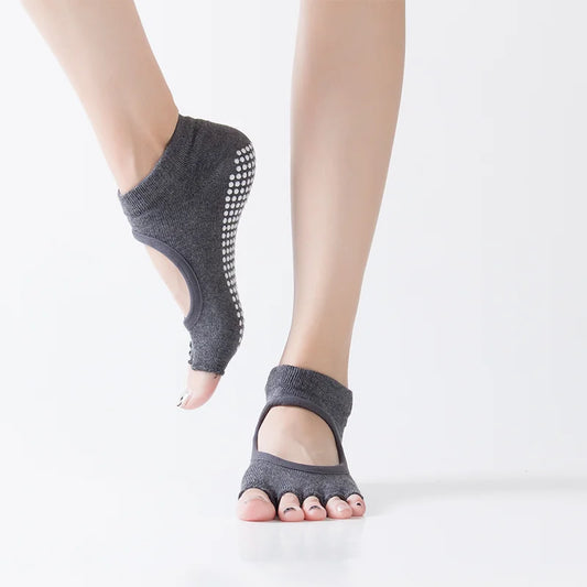Wholesale Ankle Cotton Soft Custom Logo Design Sport Socks Women Anti Slip Yoga Pilates Sock