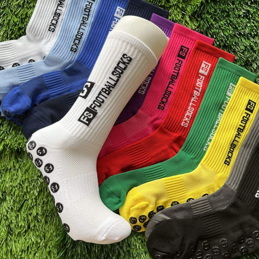 Breathable Sports Towel Bottom Anti-slip Football Men Grips Socks