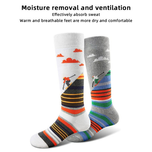 Running New Thicken Anti-Blister Hiking Lightweight Merino-Wool Socks